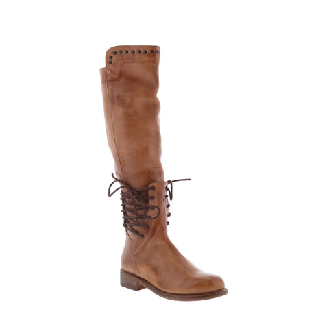 Bed Stu Loxley F311018 Womens Brown Leather Zipper Knee High Boots