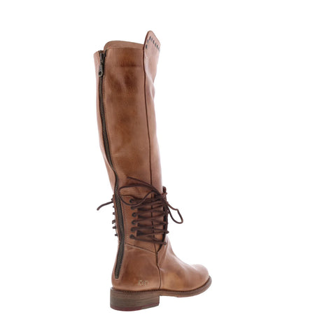 Bed Stu Loxley F311018 Womens Brown Leather Zipper Knee High Boots