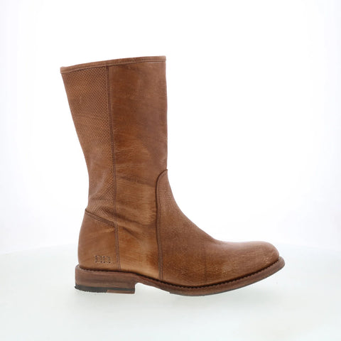 Bed Stu Annette F321122 Womens Brown Leather Zipper Western Boots