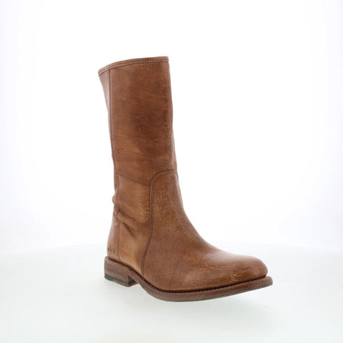 Bed Stu Annette F321122 Womens Brown Leather Zipper Western Boots