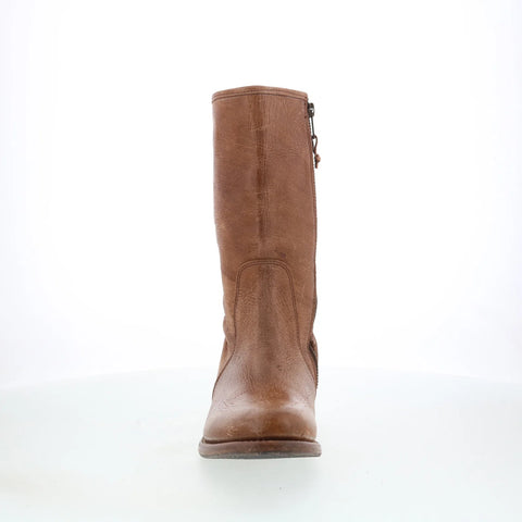 Bed Stu Annette F321122 Womens Brown Leather Zipper Western Boots
