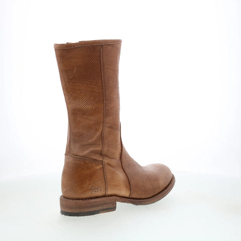 Bed Stu Annette F321122 Womens Brown Leather Zipper Western Boots