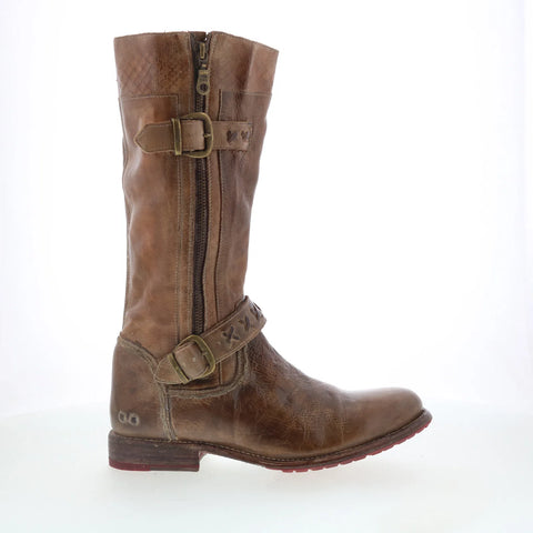 Bed Stu Gogo S F321144 Womens Black Leather Zipper Western Boots