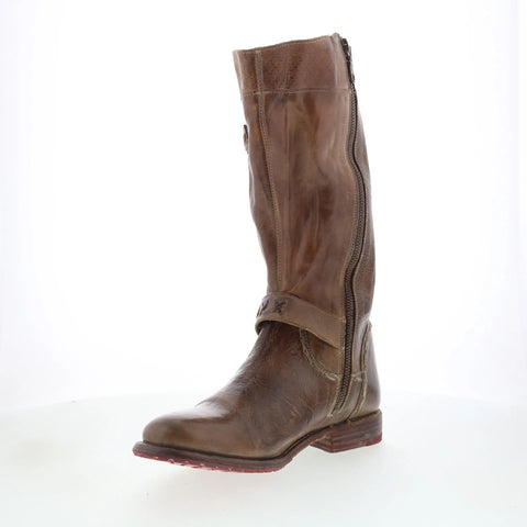 Bed Stu Gogo S F321144 Womens Black Leather Zipper Western Boots