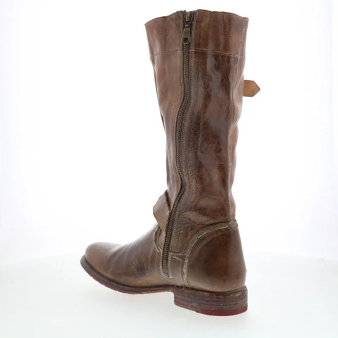 Bed Stu Gogo S F321144 Womens Black Leather Zipper Western Boots