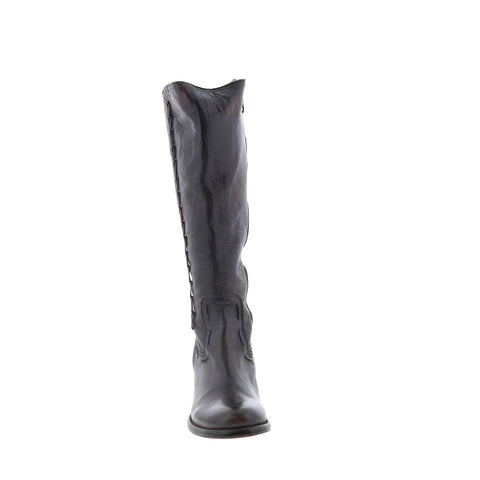 Bed Stu Fate F322006 Womens Black Leather Zipper Knee High Boots