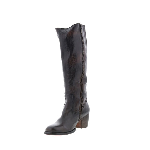 Bed Stu Fate F322006 Womens Black Leather Zipper Knee High Boots