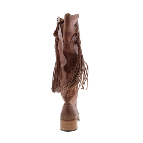 Bed Stu Betting F393167 Womens Brown Leather Zipper Knee High Boots