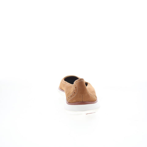 Hush Puppies Arvel Tricia HWF506637 Womens Brown Nubuck Loafer Flats Shoes
