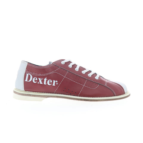 Dexter NWR4821-7 NWR4821-7 Womens Red Leather Athletic Bowling Shoes