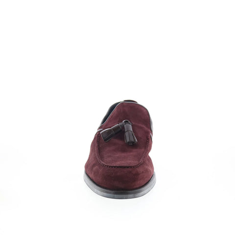 Di Bianco Napoli Mens Brown Suede Slip On Loafers & Slip Ons Casual Shoes