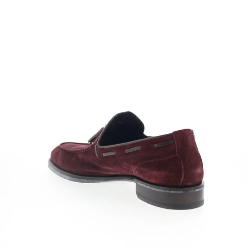 Di Bianco Napoli Mens Brown Suede Slip On Loafers & Slip Ons Casual Shoes