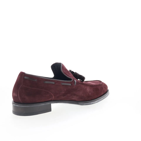 Di Bianco Napoli Mens Brown Suede Slip On Loafers & Slip Ons Casual Shoes