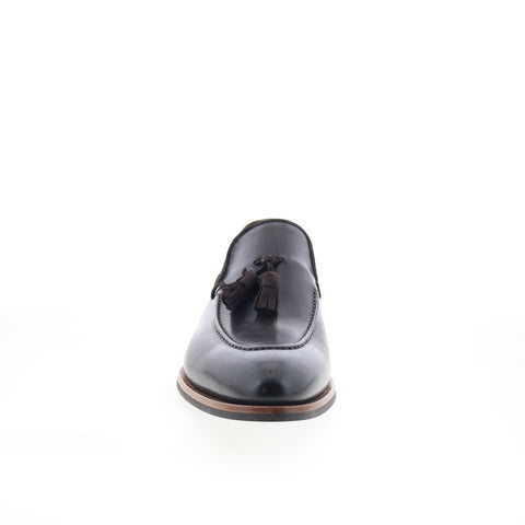 Di Bianco Napoli Mens Brown Leather Slip On Loafers & Slip Ons Casual Shoes