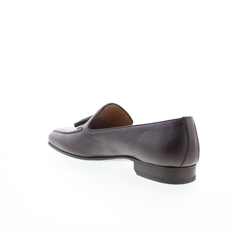 Pastori by Di Bianco Nerva Mens Brown Leather Loafers & Slip Ons Casual Shoes