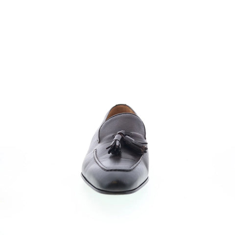 Pastori by Di Bianco Nerva Mens Brown Leather Loafers & Slip Ons Casual Shoes