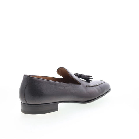 Pastori by Di Bianco Nerva Mens Brown Leather Loafers & Slip Ons Casual Shoes