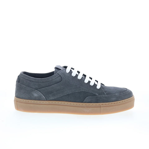 Pastori by Di Bianco Ortho Mens Gray Suede Lace Up Lifestyle Sneakers Shoes