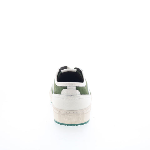 Pastori by Di Bianco Otho Mens White Leather Lace Up Lifestyle Sneakers Shoes