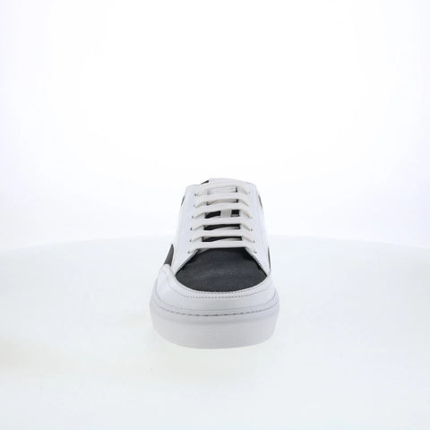 Pastori by Di Bianco Otho Mens White Leather Lace Up Lifestyle Sneakers Shoes