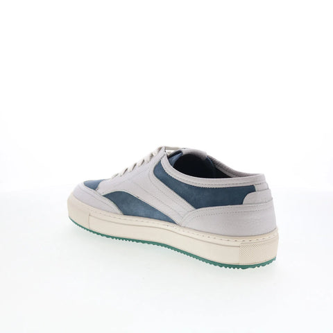 Pastori by Di Bianco Otho Mens Gray Leather Lace Up Lifestyle Sneakers Shoes