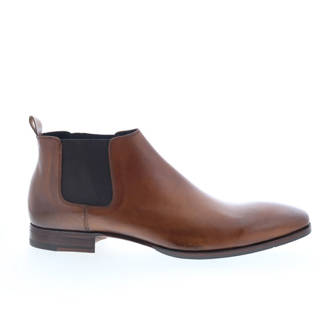 Calpierre Calpri3 PA72 Mens Brown Leather Slip On Chelsea Boots