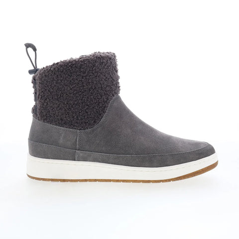 Aetrex Winnie PC406 Womens Gray Suede Zipper Casual Dress Boots