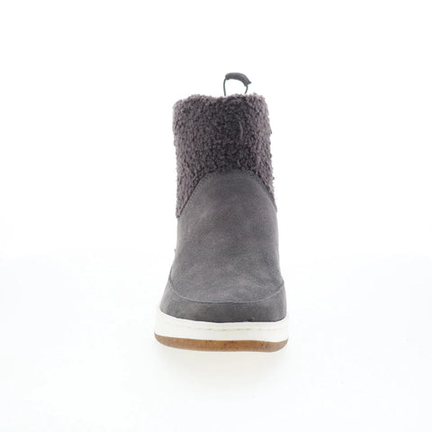 Aetrex Winnie PC406 Womens Gray Suede Zipper Casual Dress Boots