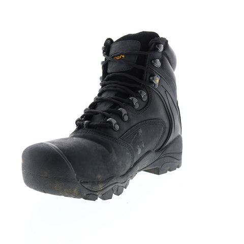 Keen Louisville 6 Boot 1011357 Mens Black Wide Leather Lace Up Work Boots