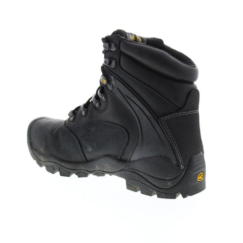 Keen Louisville 6 Boot 1011357 Mens Black Wide Leather Lace Up Work Boots