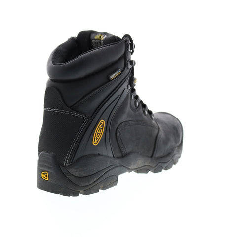 Keen Louisville 6 Boot 1011357 Mens Black Wide Leather Lace Up Work Boots