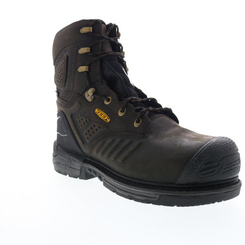 Keen Philadelphia+ 8" Insulated WP Boot Carbon Toe Mens Brown Wide Work Boots