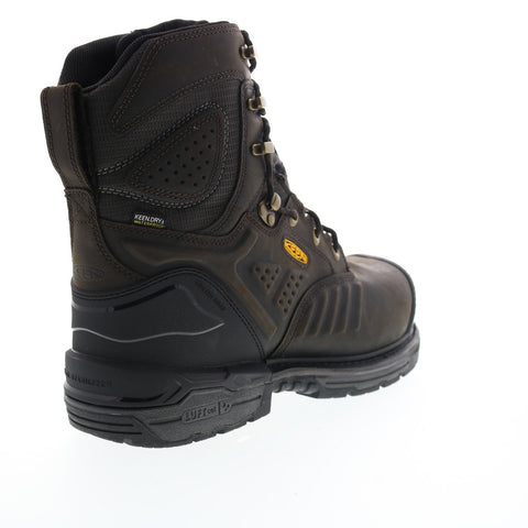 Keen Philadelphia+ 8" Insulated WP Boot Carbon Toe Mens Brown Wide Work Boots