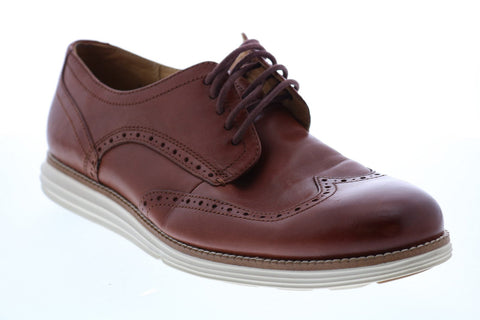 Cole Haan Originalgrand C26471 Mens Brown Leather Oxfords & Lace Ups Shoes