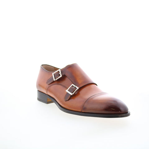 Di Bianco Palermo Mens Brown Leather Loafers & Slip Ons Casual Shoes