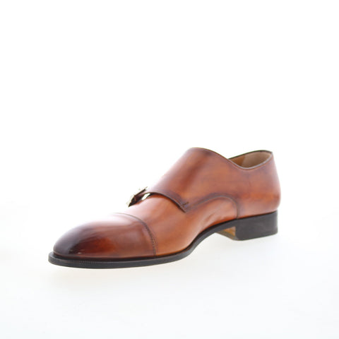 Di Bianco Palermo Mens Brown Leather Loafers & Slip Ons Casual Shoes