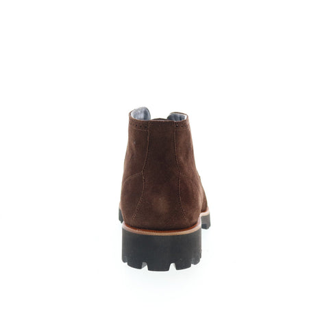 Di Bianco Parabigo Mens Brown Suede Lace Up Chukkas Boots