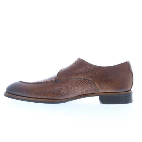Di Bianco Parma Mens Brown Leather Loafers & Slip Ons Casual Shoes
