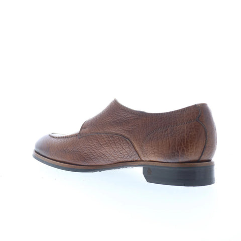 Di Bianco Parma Mens Brown Leather Loafers & Slip Ons Casual Shoes