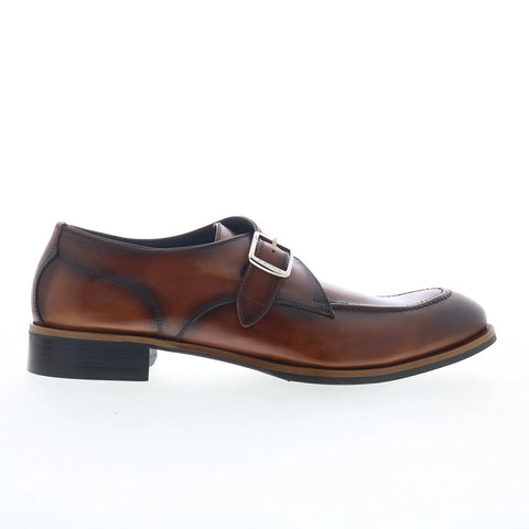 Di Bianco Parma Mens Brown Leather Loafers & Slip Ons Casual Shoes