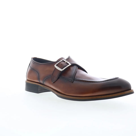 Di Bianco Parma Mens Brown Leather Loafers & Slip Ons Casual Shoes