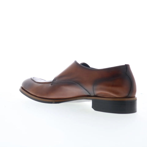 Di Bianco Parma Mens Brown Leather Loafers & Slip Ons Casual Shoes