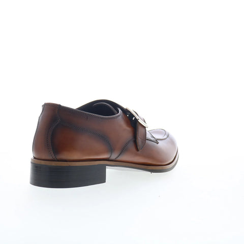 Di Bianco Parma Mens Brown Leather Loafers & Slip Ons Casual Shoes