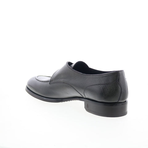 Di Bianco Parma Ciana Mens Black Leather Loafers & Slip Ons Casual Shoes