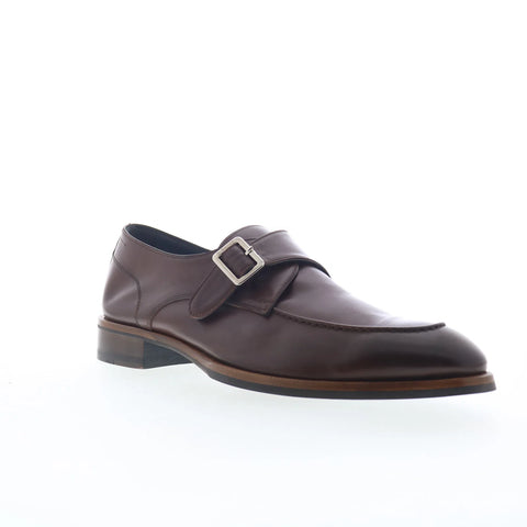 Di Bianco Clayd Parma Mens Brown Leather Loafers & Slip Ons Casual Shoes