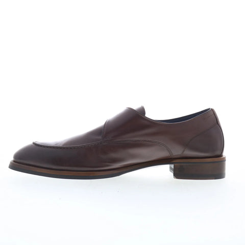 Di Bianco Clayd Parma Mens Brown Leather Loafers & Slip Ons Casual Shoes