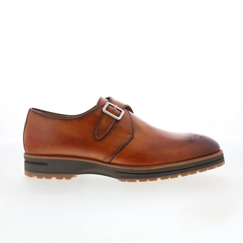 Di Bianco Medalian Parma Mens Brown Leather Loafers & Slip Ons Casual Shoes