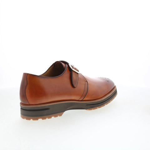 Di Bianco Medalian Parma Mens Brown Leather Loafers & Slip Ons Casual Shoes
