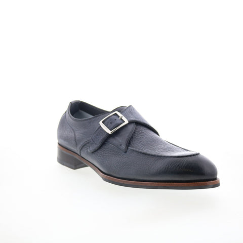 Di Bianco Parma Mens Black Leather Loafers & Slip Ons Casual Shoes