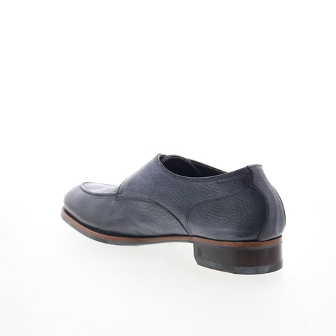 Di Bianco Parma Mens Black Leather Loafers & Slip Ons Casual Shoes